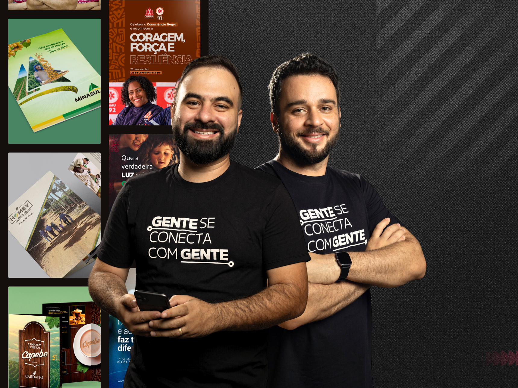 Equipe da Tupã Comunicação trabalhando